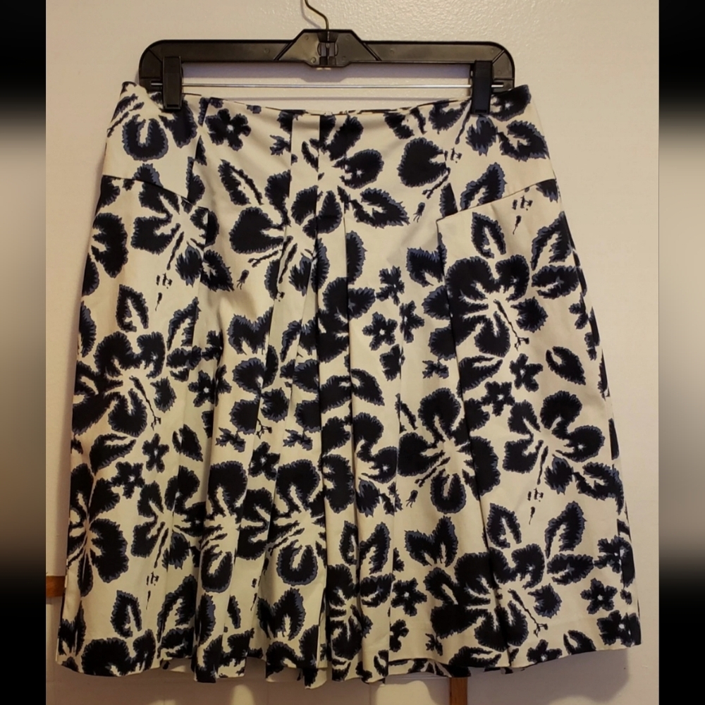 Blue and White Skirt